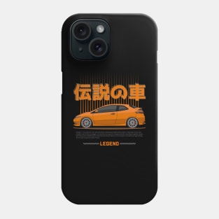 Midnight Racer Naranja FN2 JDM Phone Case