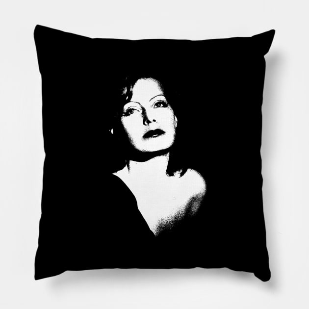 Greta Garbo Pillow by GloopTrekker