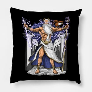 Greek God Zeus Pillow