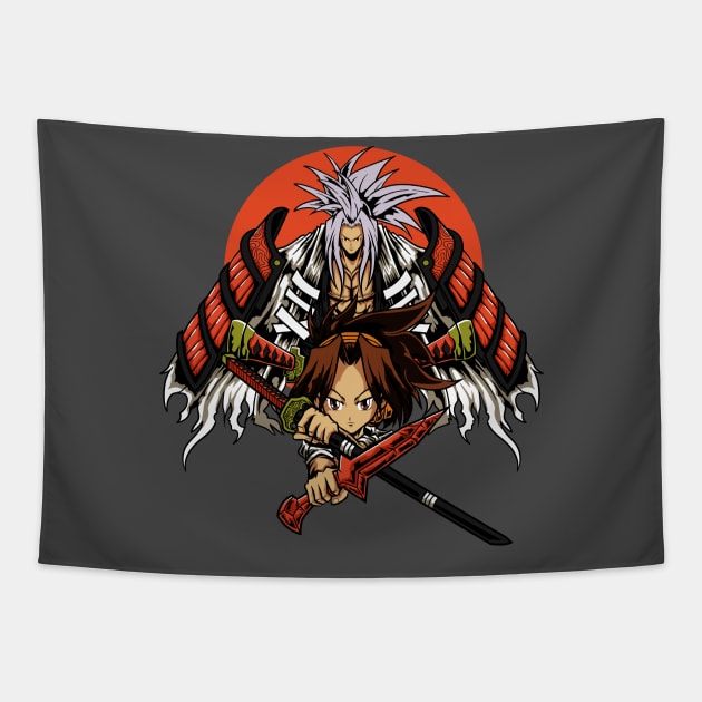 Shaman Ruler Tapestry by JONHD