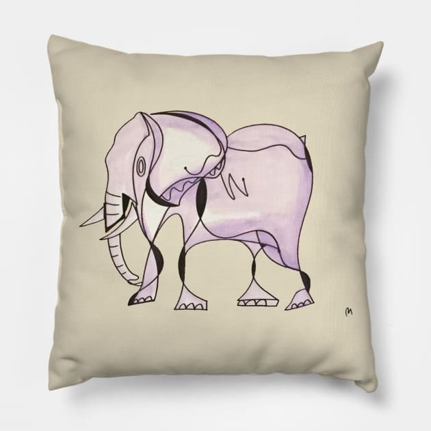 The White Elephant Pillow by WorldofPollux