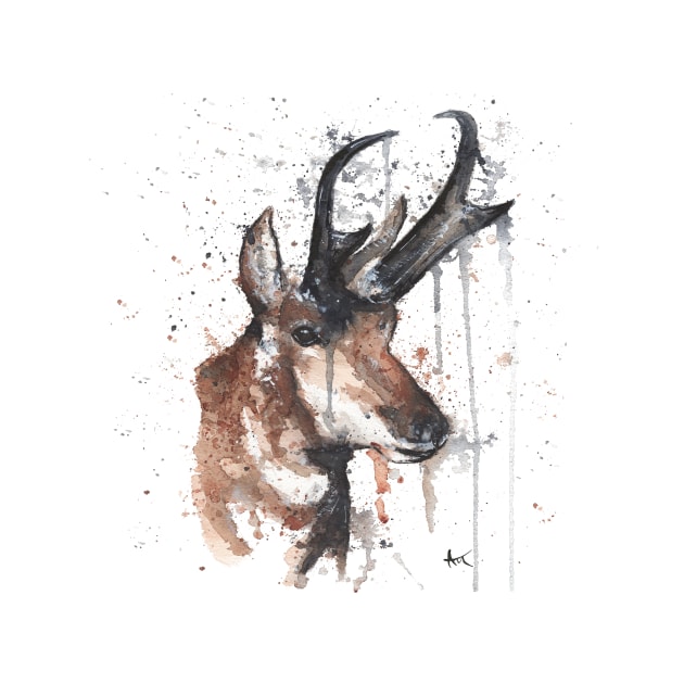 Red Deer by Andraws Art