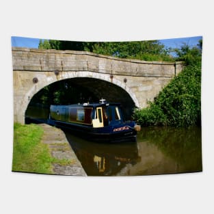 Narrowboat on the canal Tapestry