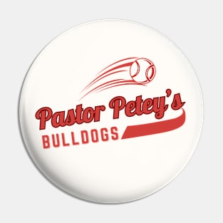 Church Softball Bulldogs Pin