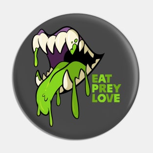 Eat Prey Love Lime Pin