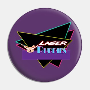 Laser Puppies Pin