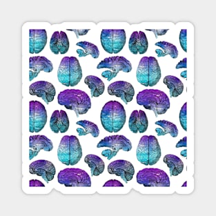 Vintage Anatomy Illustrations - Brains Pattern Magnet