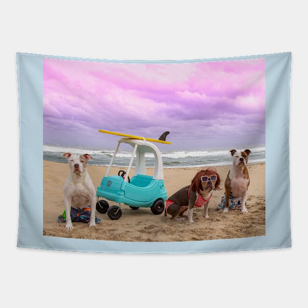 Totally tubular! Tapestry by TeamPitCrewDogs