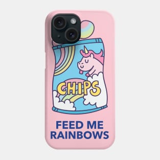 Unicorn - Feed Me Rainbows Phone Case