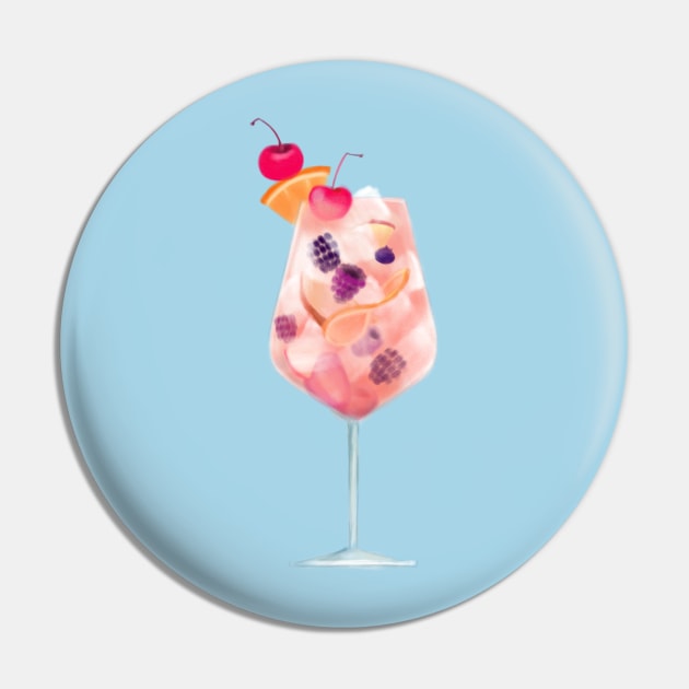 Rosé Sangria Pin by Star Sandwich