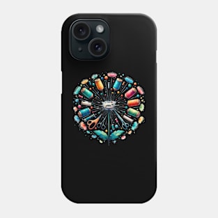 Sewing And Quilting Dandelion Flowers Phone Case