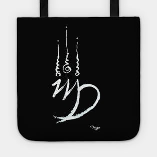 Unique Zodiac Virgo Aug-Sept Unalome Birthday Elegant Goth Zen Tote