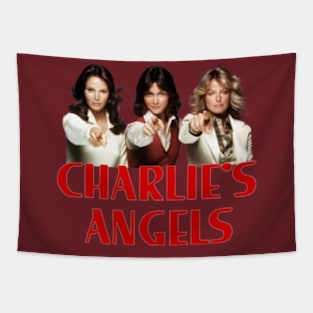 Charlie's Angels 1970s Tv Show Tapestry