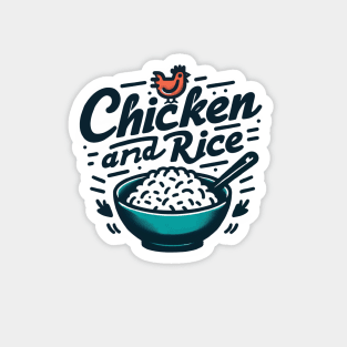 Chicken and Rice Magnet