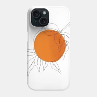 Orange Paint Phone Case