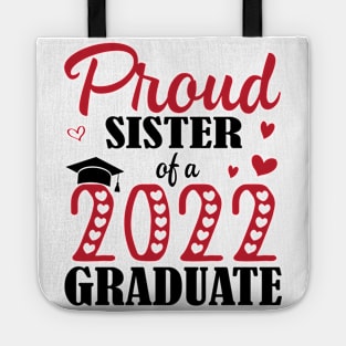 Proud Sister Of A 2022 Graduate Senior Class Of School Day Tote