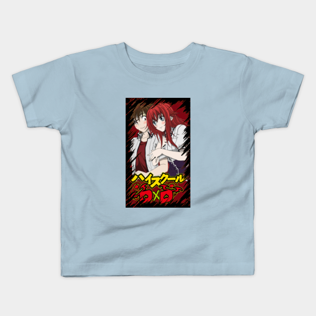 Rias And Issei Anime Kids T Shirt Teepublic Issei slammed back into a briefcase holder as xenovia cornered him in a supply room. rias and issei by mangafreakz