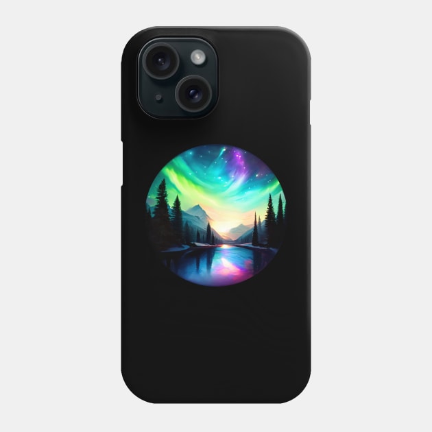 Northern Lights - Winter - Natural Beauty - Christmas Phone Case by Stylish Dzign