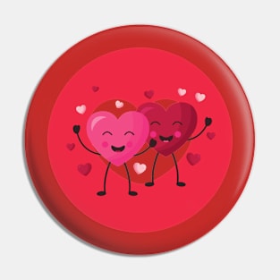 Happy Hearts Pin