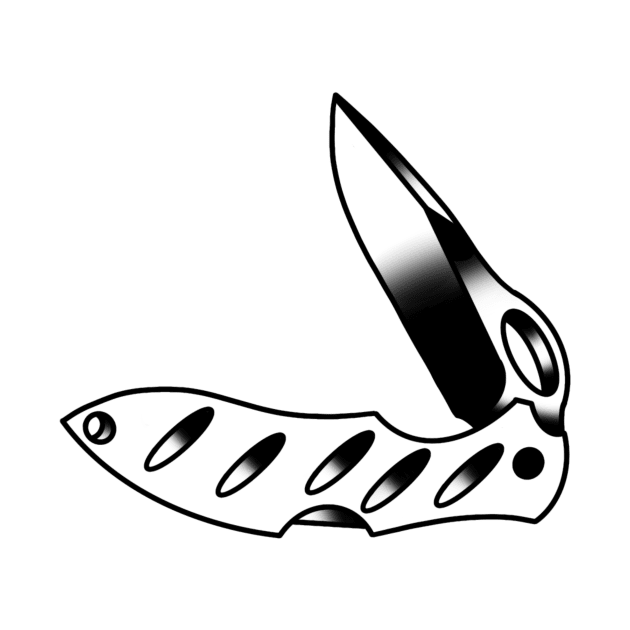 Flip Knife by drawingsbydarcy