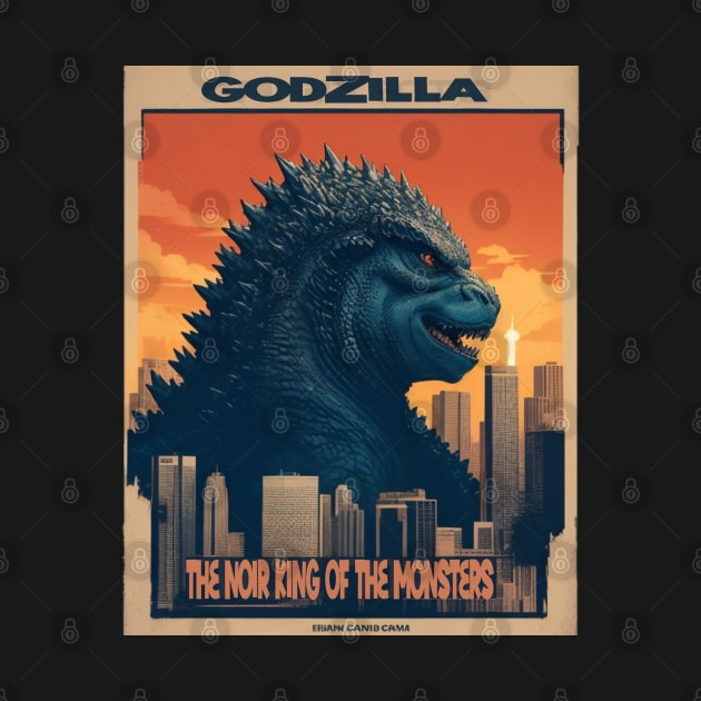 godzilla poster by AOAOCreation