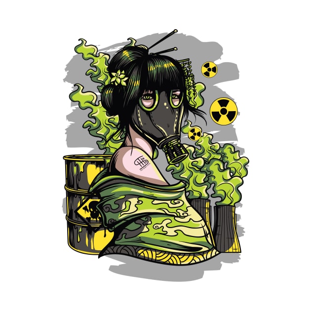 Masked Beauty Miko: Poisonous Lady (Biohazard) Japanese themed by Wear Your Story