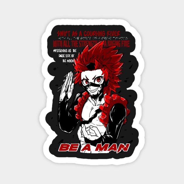 Be a Man! Magnet by Fracassa8