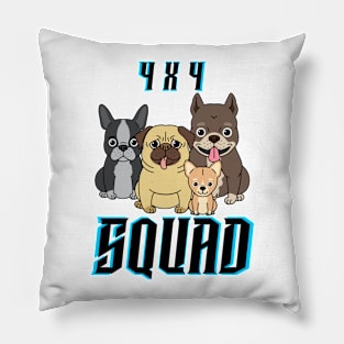 Dog lovers,friends for life. Pillow