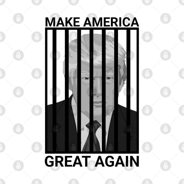 Trump Behind Bars by  hal mafhoum?