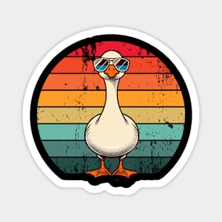 Silly Goose in Sunglasses Pun Meme Pool Funny Goose Magnet