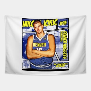 Nikola Jokic // Comics Retro 90s Tapestry