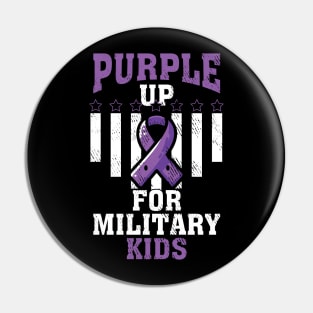 Purple Up For Military Kids Military Child Month Pin