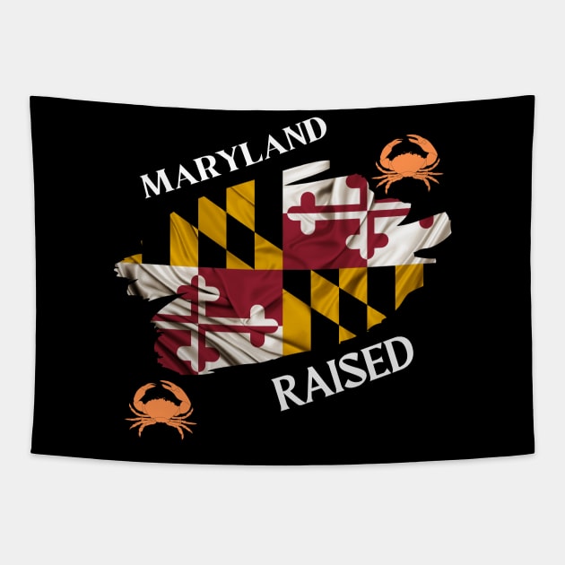 MARYLAND RAISED MARYLAND FLAG SET DESIGN Tapestry by The C.O.B. Store