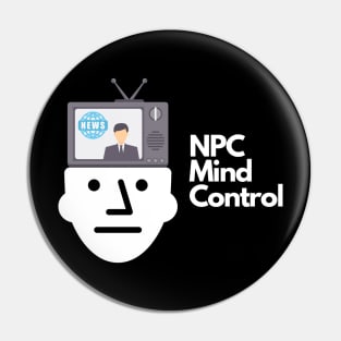 Fake News NPC Brainwashing Pin