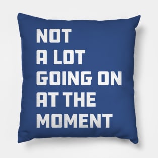 Not a lot going on at the moment, TS lazy chill day Pillow