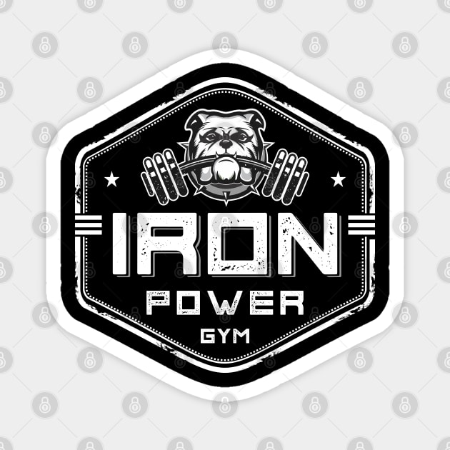 Iron Bulldog Gym Magnet by michony