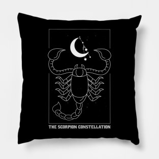 Scorpion constellation Pillow