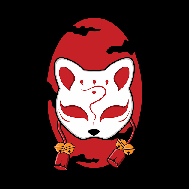 Japanese kitsune by Starkey Store