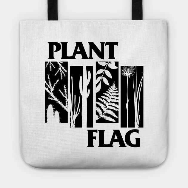 Plant Flag - Black Print