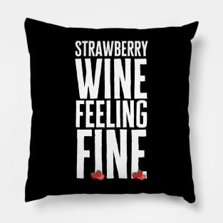 Strawberry Wine Pillow