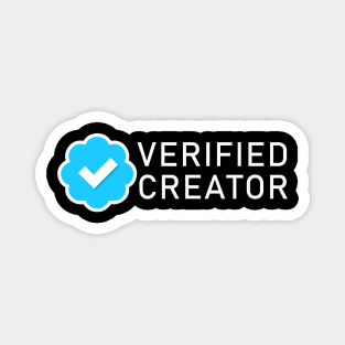 Content Creator Verified Blue Check Magnet