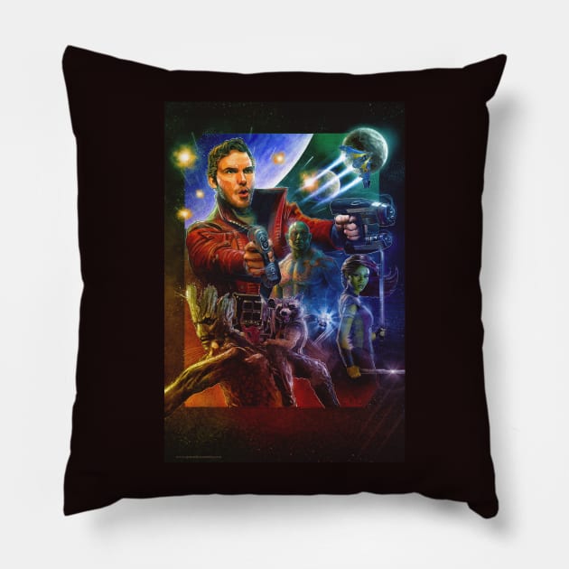 Guardians of the Galaxy Pillow by spaceboycomics