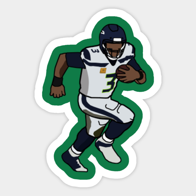 Russell Wilson Seattle Seahawks Russell Wilson Aufkleber Teepublic De