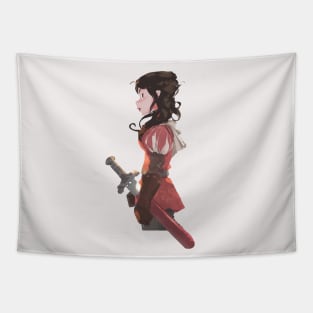 Female Warrior Tapestry