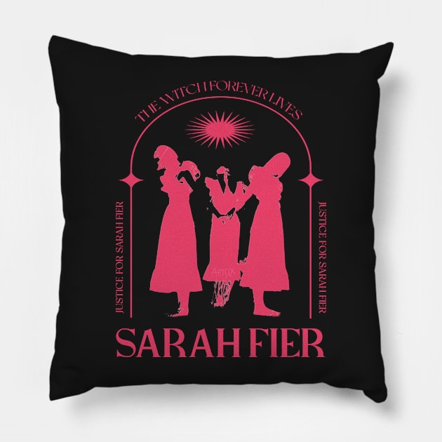 JUSTICE FOR SARAH FIER #02 Pillow by ARTCLX