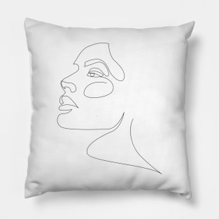 airy-fairy - one line beauty Pillow