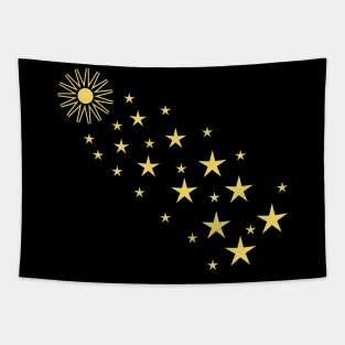 Golden Stars Tapestry