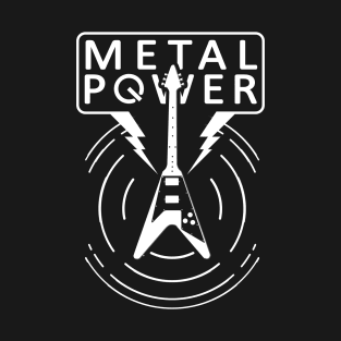 Heavy Metal Power Guitar T-Shirt