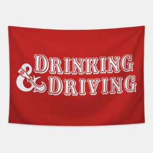 Drinking And Driving Dragons Parody Tapestry