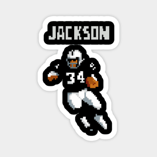 Bo Jackson Pixel Raider Throwback Magnet